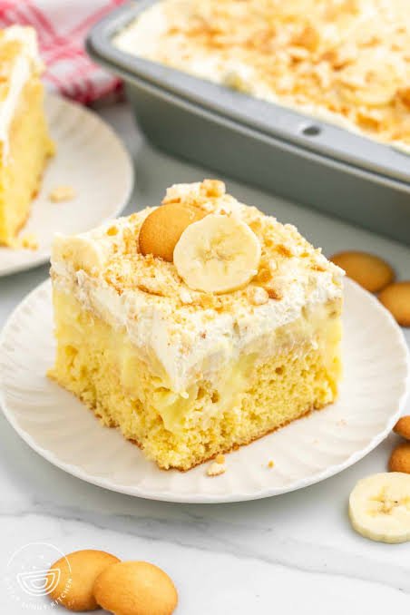 Banana Split Poke Cake Recipe..