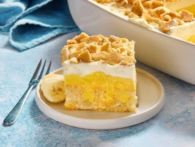 Banana Split Poke Cake Recipe.