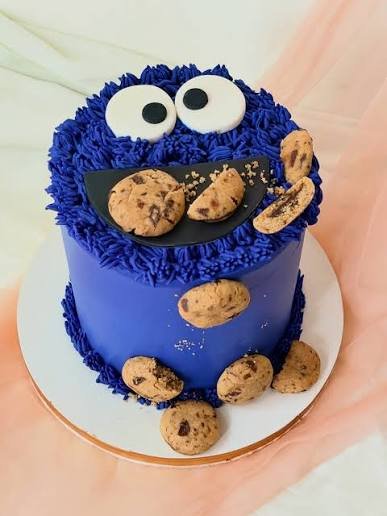 Cake Batter Monster Cookie Cake