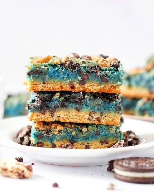 Cake Batter Monster Cookie Sandwiches