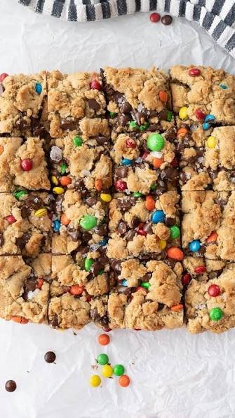 Cake Batter Monster Cookie Sandwiches