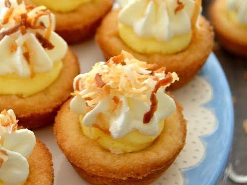 Coconut Cream Pie Cookie Cups