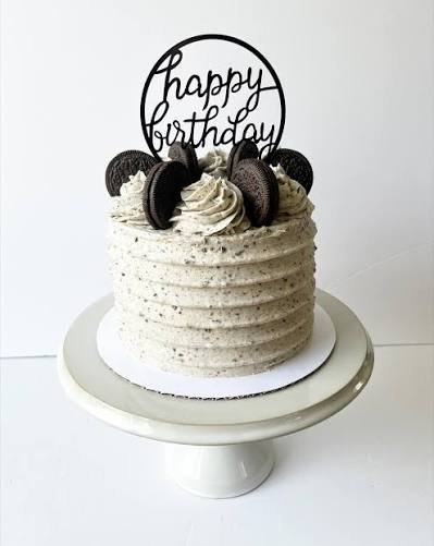 Double Cookies And Cream Cookie Cake