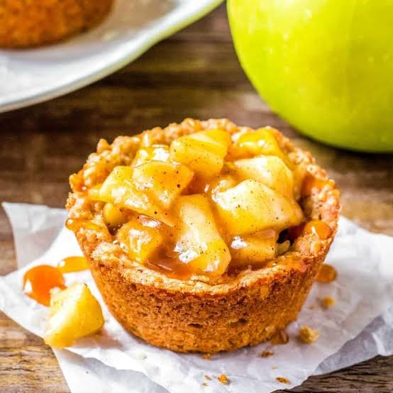 Apple Pie Cream Pie Cookie Cups