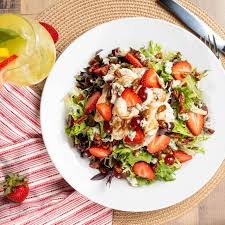 Chicken Strawberry Salad With Lemon Vinaigrette