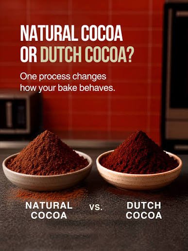 Natural Cocoa Powder Vs Dutch Processed
