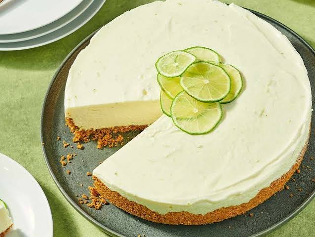 No Bake Key Lime Mousse Pie