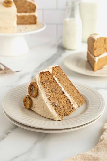 Banana Cake With Browned Butter Rum Frosting