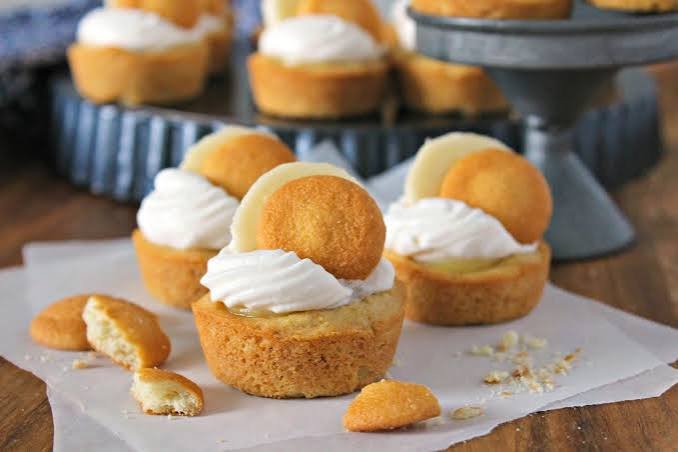 Banana Cream Pie Cookie Cups