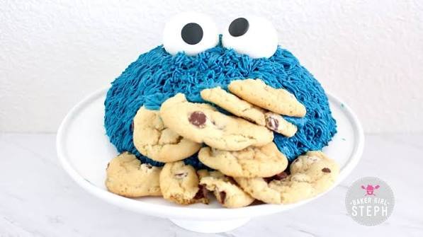 Cake Batter Monster Cookie Cake