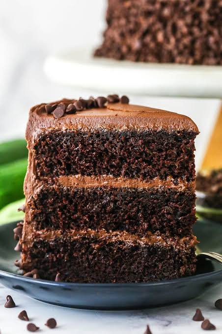 Chocolate Zucchini Cake Brown Butter Frosting
