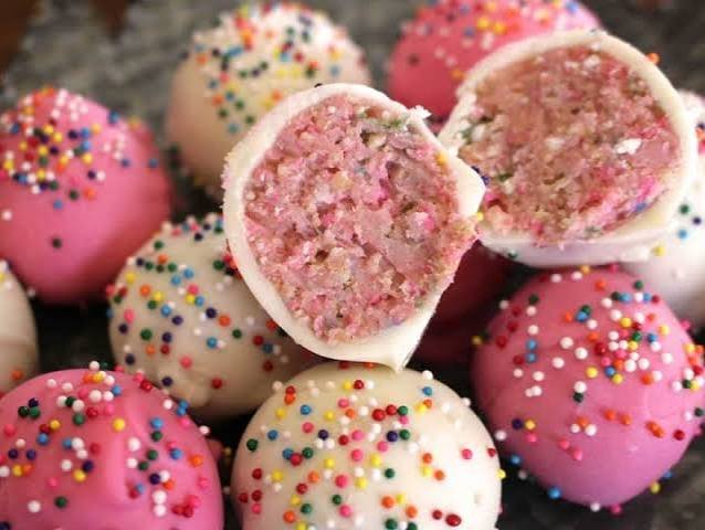 Circus Animal Cookie Dough Truffle Bars.