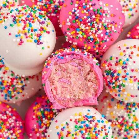Circus Animal Cookie Dough Truffle Bars