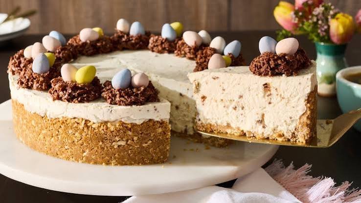 No Bake Easter Cheesecake Mousse