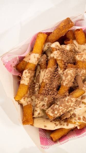 Easy Loaded Maple Bacon Donut Fries