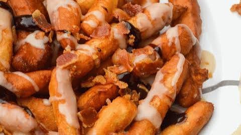 Loaded Maple Bacon Donut Fries