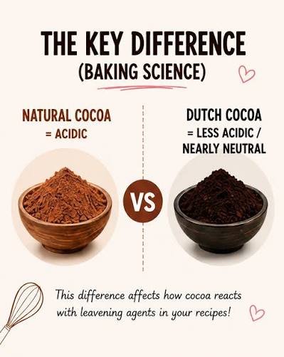 Natural Cocoa Powder Vs Dutch Processed