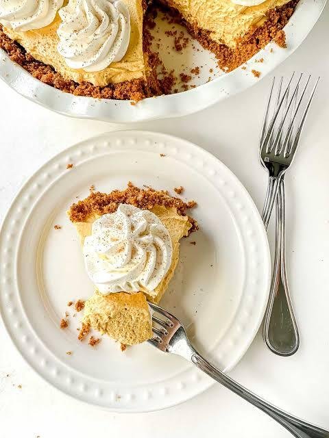 No Bake Pumpkin Mousse Cake With White Chocolate Bliss