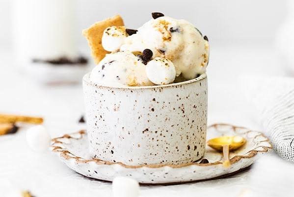 No Churn Smores Ice Cream Cake