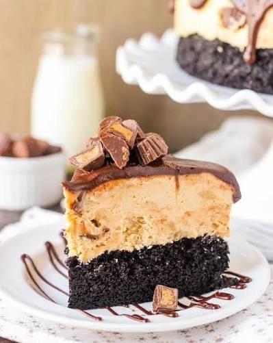 Peanut Butter Cup Ice Cream Cake