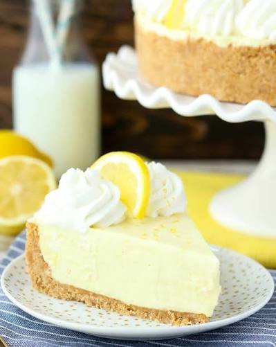 Quick Easy No Bake Lemon Cream Pie