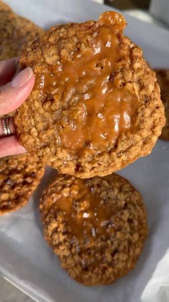 Salted Caramel Butterscotch Oatmeal Cookie Recipe