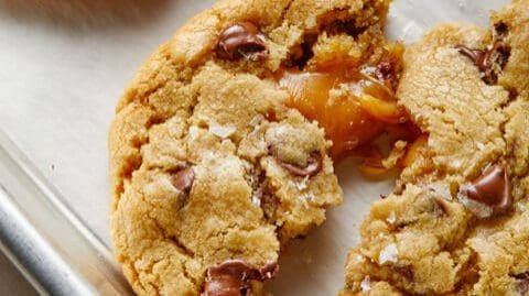 Salted Caramel Oatmeal Chocolate Chip Cookie Recipe