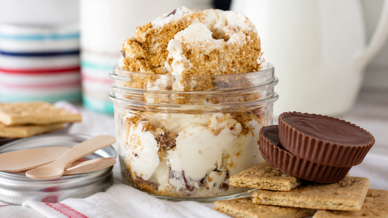 Smores Peanut Butter Cup Ice Cream