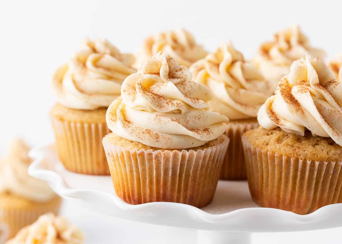 Spiced Rum And Eggnog Cupcakes