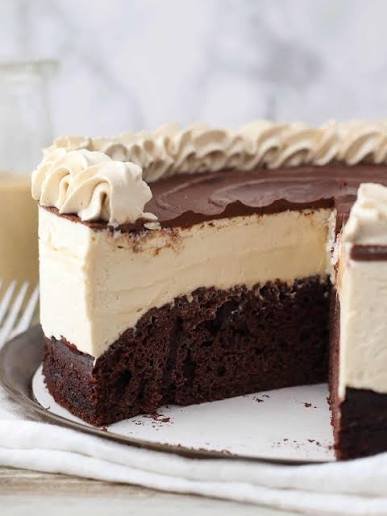 The Best Baileys Spiked Ice Cream Cake