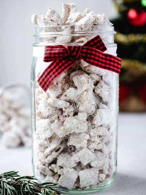 The Best Double Chocolate Peppermint Puppy Chow