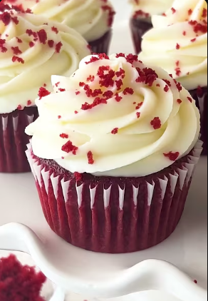 Red Velvet Chocolate Cream Cheese Cupcakes